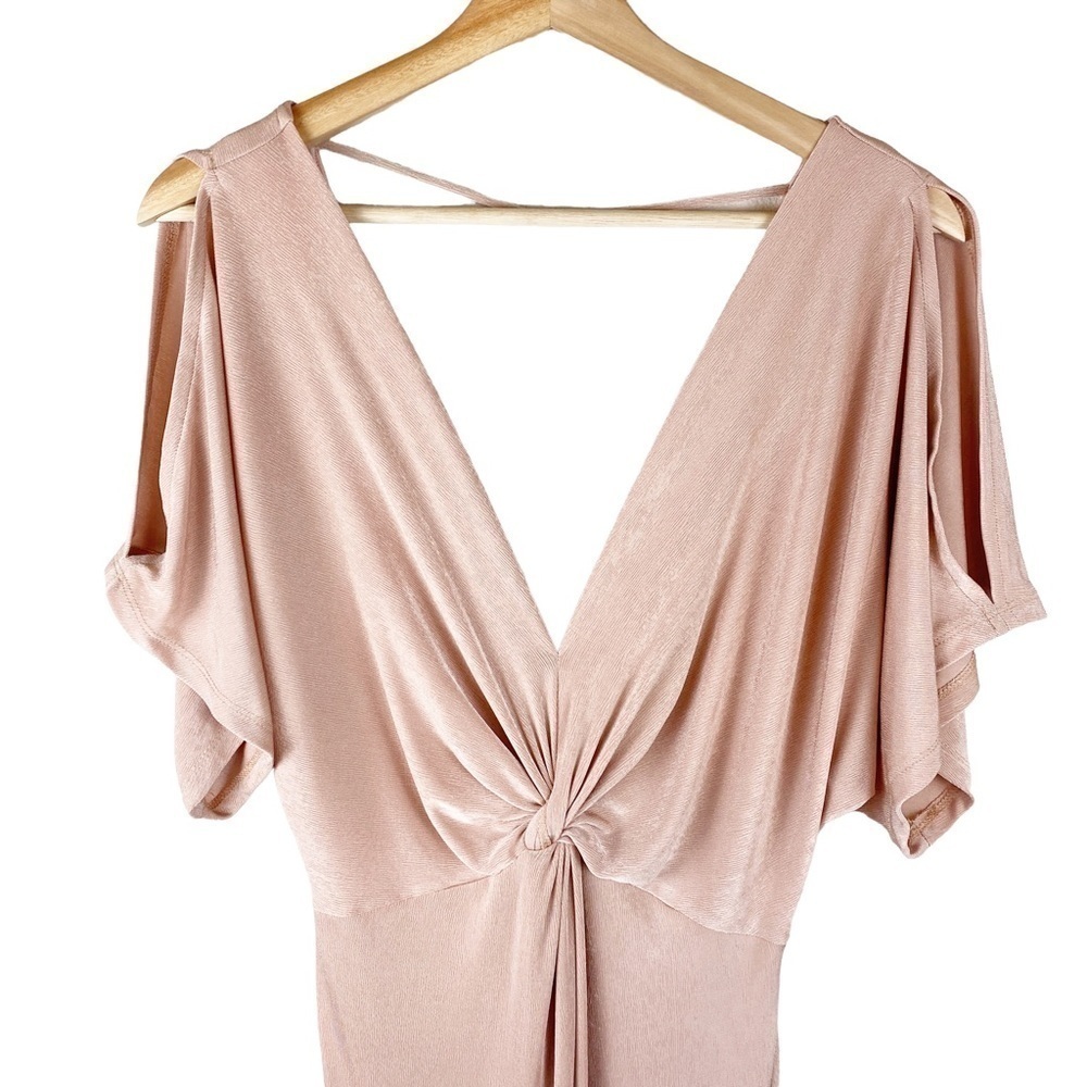 ASTR the Label Kiera Twist Front Midi Dress Size M - Picture 4 of 9